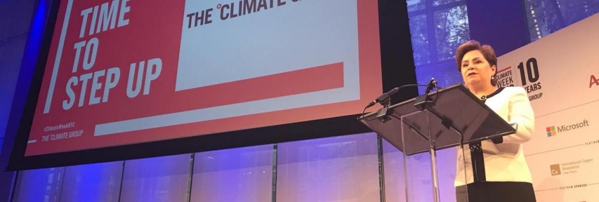 New York Climate Week: “We need to recognize the urgency we face”- Patricia Espinosa