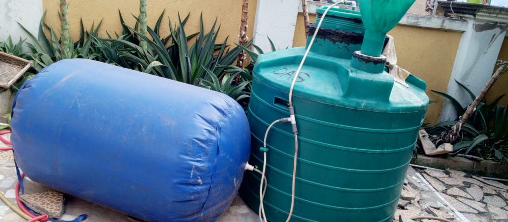 Das Biogas gestion durable des déchets par un transformateur